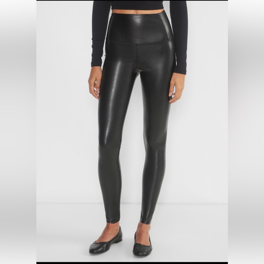 Wilfred free Vegan black leather smooth and soft.
Large. Womens